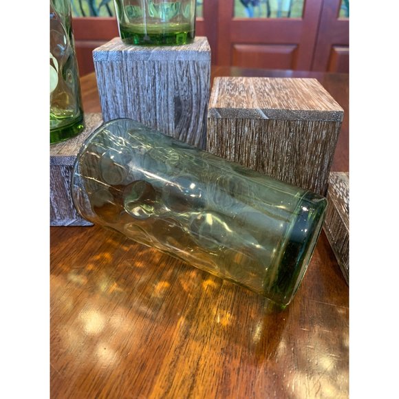 Vintage Hazel Atlas Eldorado Optic Dot Glass Tumblers. - Picture 3 of 7